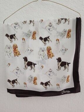 DUBARRY | Dog Print Silk Scarf